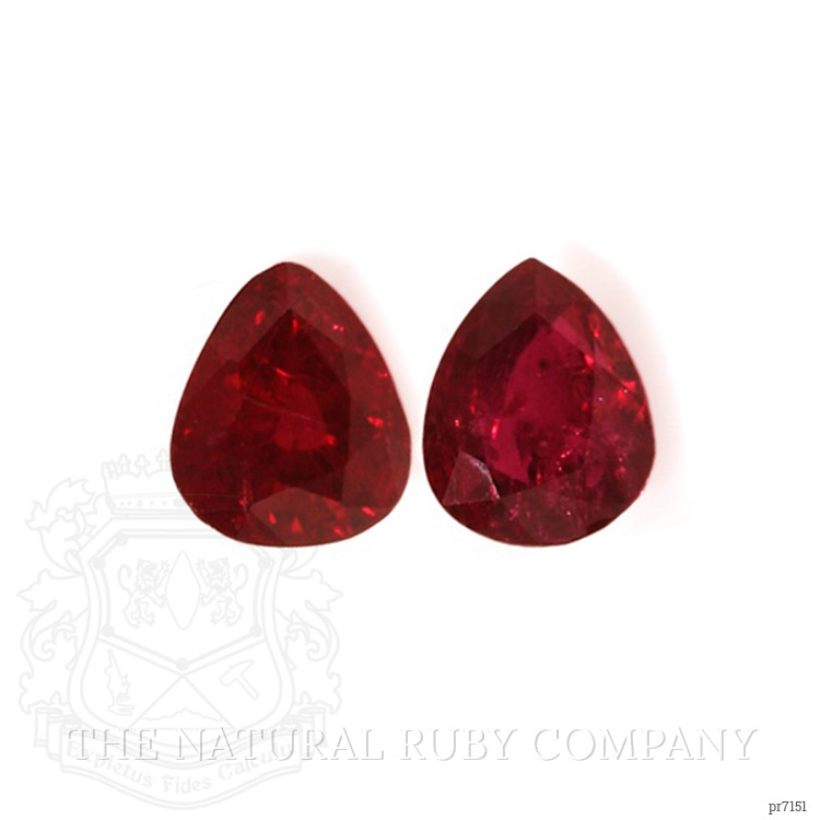 2.22 Ct.Tw. Ruby Pair from Mozambique