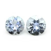 0.64 Ct.Tw.Total Carat Weight Aquamarine Pair from Mozambique Video
