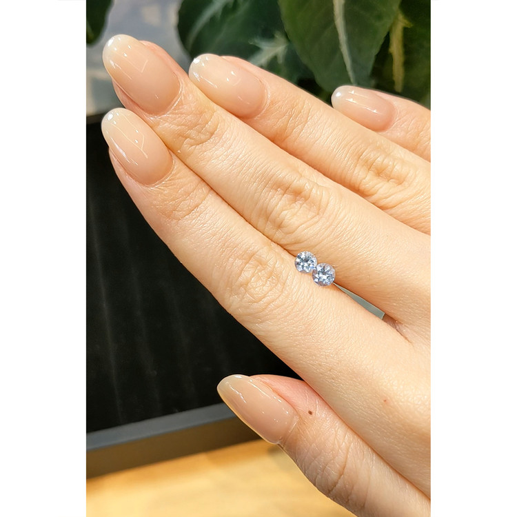 0.64 Ct.Tw. Aquamarine Pair from Mozambique