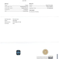 3.68 Ct.Tw.Total Carat Weight Greenish Blue Sapphire Pair from Ceylon (Sri Lanka) Scan Report