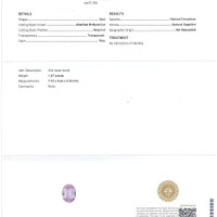 2.50&nbsp;Ct.Tw.Total Carat Weight Pink Sapphire Pair from Ceylon (Sri Lanka) Scan Report