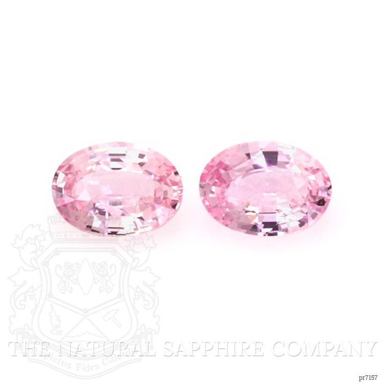 2.50 Ct.Tw. Pink Sapphire Pair from Ceylon (Sri Lanka)