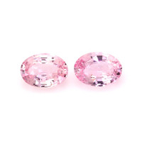 2.50&nbsp;Ct.Tw.Total Carat Weight Pink Sapphire Pair from Ceylon (Sri Lanka) Video