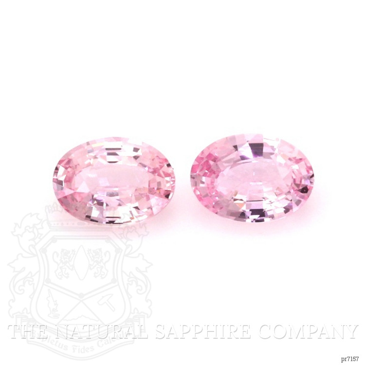 2.50 Ct.Tw. Pink Sapphire Pair from Ceylon (Sri Lanka)