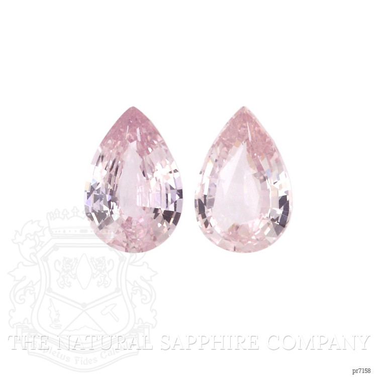 4.10 Ct.Tw. Pink Sapphire Pair from Ceylon (Sri Lanka)