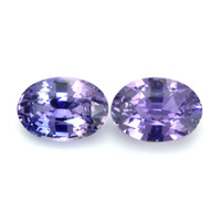 1.92&nbsp;Ct.Tw.Total Carat Weight Purple Sapphire Pair from Ceylon (Sri Lanka) Video