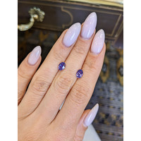 1.92&nbsp;Ct.Tw.Total Carat Weight Purple Sapphire Pair from Ceylon (Sri Lanka) Life Style