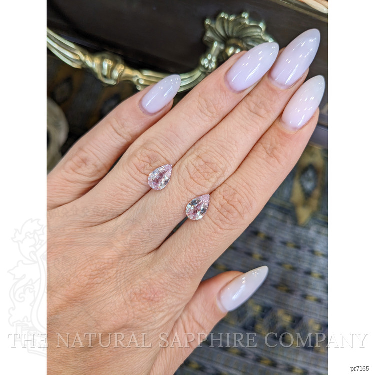 3.59 Ct.Tw. Pink Sapphire Pair from Ceylon (Sri Lanka)