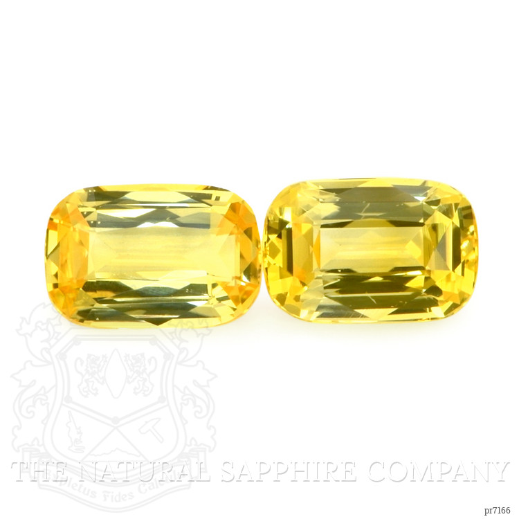 3.19 Ct.Tw. Yellow Sapphire Pair from Ceylon (Sri Lanka)