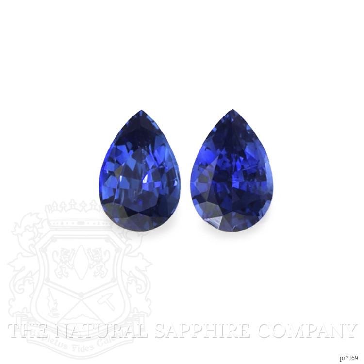 1.10 Ct.Tw. Blue Sapphire Pair from Ceylon (Sri Lanka)