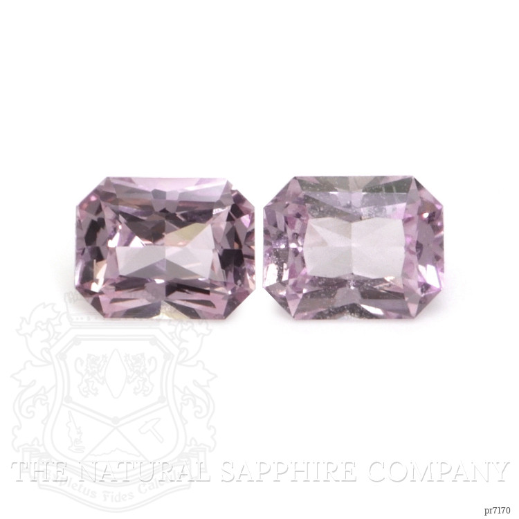 0.87 Ct.Tw. Pink Sapphire Pair from Ceylon (Sri Lanka)