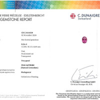 16.43 Ct.Tw.Total Carat Weight Pink Sapphire Pair from Madagascar Scan Report