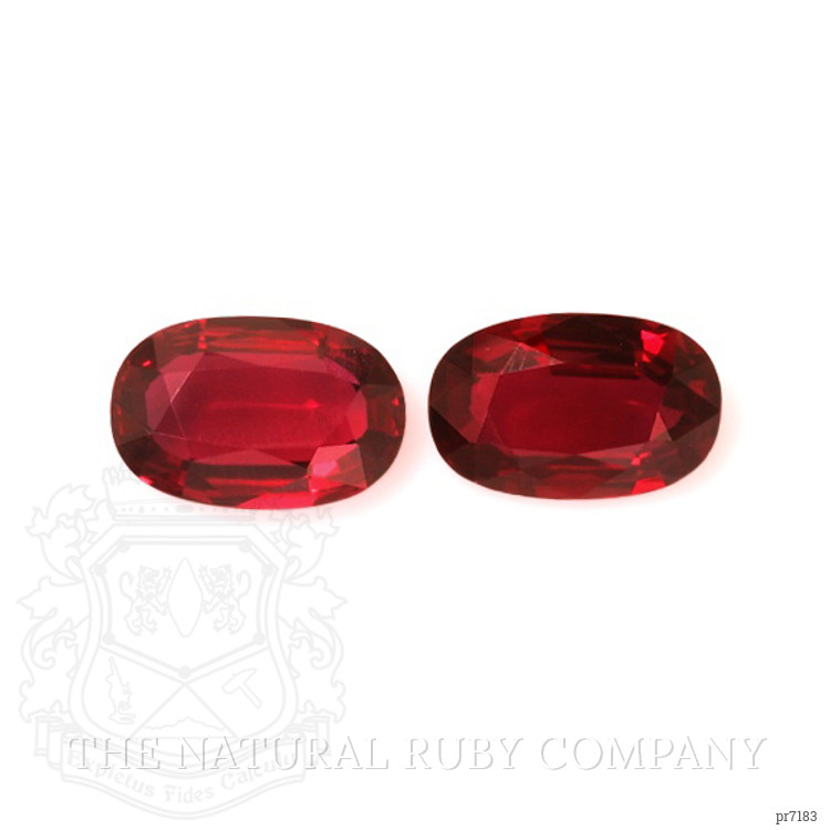 2.49 Ct.Tw. Ruby Pair from Mozambique