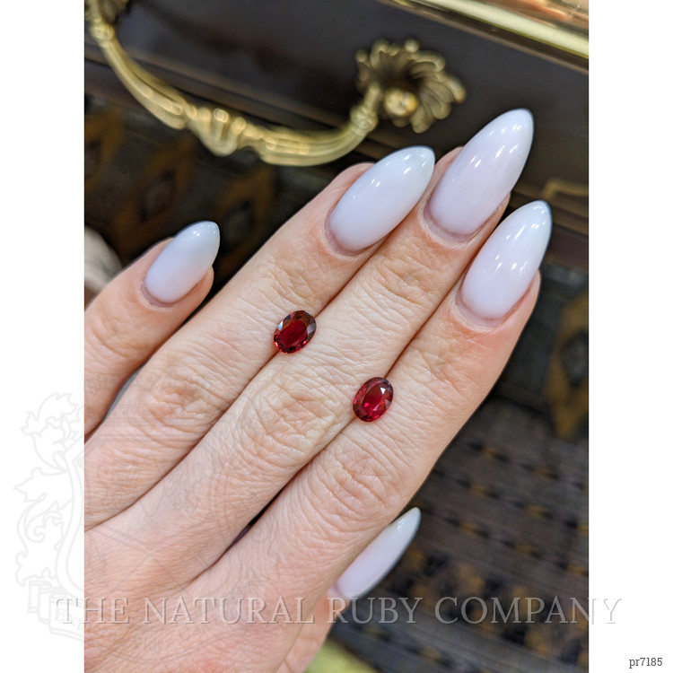 2.11 Ct.Tw. Ruby Pair from Mozambique