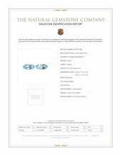 7.88 Ct.Tw.Total Carat Weight Topaz Pair from Ceylon (Sri Lanka) Scan Report
