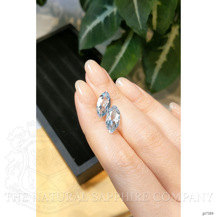 7.16 Ct.Tw. Topaz Pair from Ceylon (Sri Lanka)