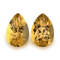 11.85&nbsp;Ct.Tw.Total Carat Weight Citrine Pair from Ceylon (Sri Lanka) Video