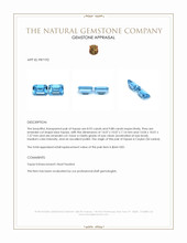 18.81 Ct.Tw.Total Carat Weight Topaz Pair from Ceylon (Sri Lanka) Appraisal