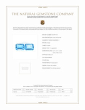 15.81 Ct.Tw.Total Carat Weight Blue Topaz Pair from Ceylon (Sri Lanka) Scan Report