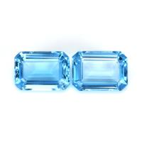 15.81&nbsp;Ct.Tw.Total Carat Weight Topaz Pair from Ceylon (Sri Lanka) Video