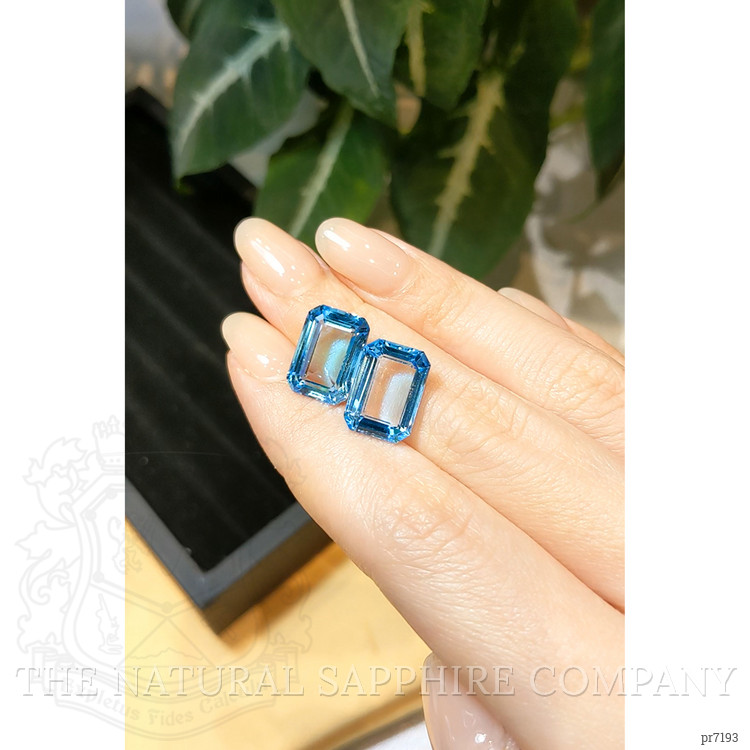 15.81 Ct.Tw. Topaz Pair from Ceylon (Sri Lanka)