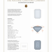16.23&nbsp;Ct.Tw.Total Carat Weight Topaz Pair from Ceylon (Sri Lanka) 3 D Scan Report
