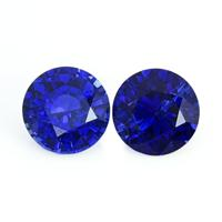 0.77&nbsp;Ct.Tw.Total Carat Weight Blue Sapphire Pair from Ceylon (Sri Lanka) Video