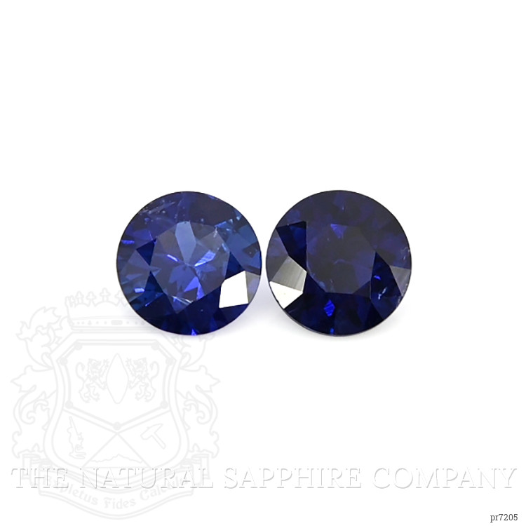 0.91 Ct.Tw. Blue Sapphire Pair from Ceylon (Sri Lanka)