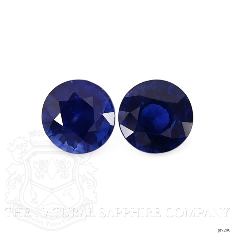1.10 Ct.Tw. Blue Sapphire Pair from Ceylon (Sri Lanka)