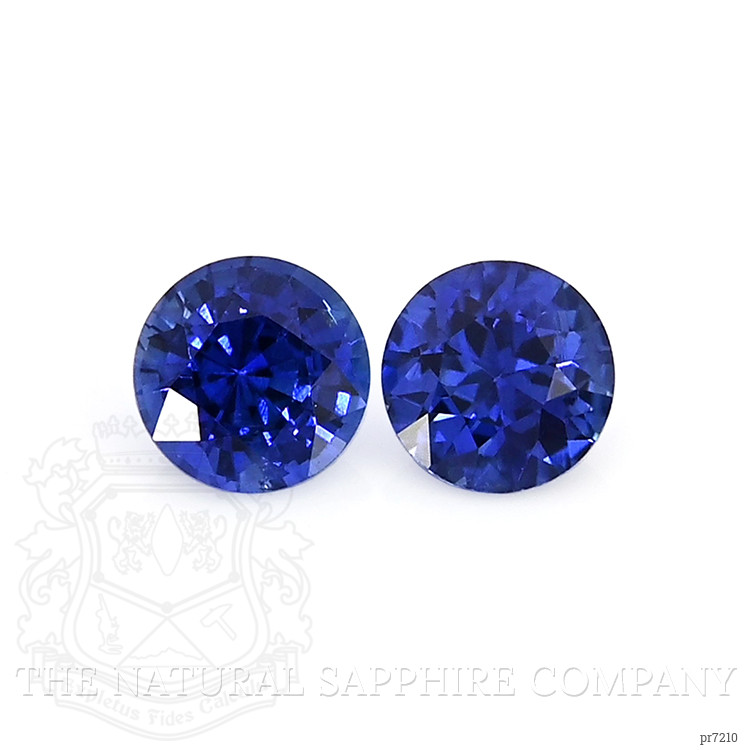 0.70 Ct.Tw. Blue Sapphire Pair from Ceylon (Sri Lanka)