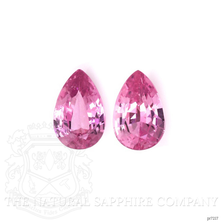 4.04 Ct.Tw. Pink Sapphire Pair from Ceylon (Sri Lanka)