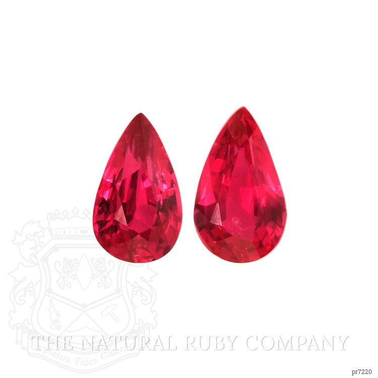 2.05 Ct.Tw. Ruby Pair from Mozambique