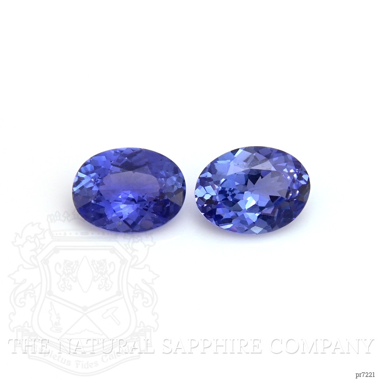 1.68 Ct.Tw. Blue Sapphire Pair from Ceylon (Sri Lanka)
