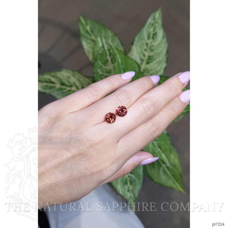 3.98 Ct.Tw. Malaya Garnet Pair from Tanzania