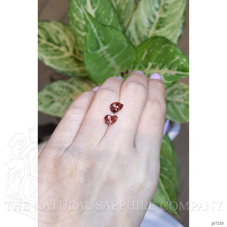 3.13 Ct.Tw. Malaya Garnet Pair from Tanzania