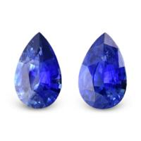 1.83&nbsp;Ct.Tw.Total Carat Weight Blue Sapphire Pair from Ceylon (Sri Lanka) Video
