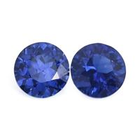 1.09&nbsp;Ct.Tw.Total Carat Weight Blue Sapphire Pair from Ceylon (Sri Lanka) Video