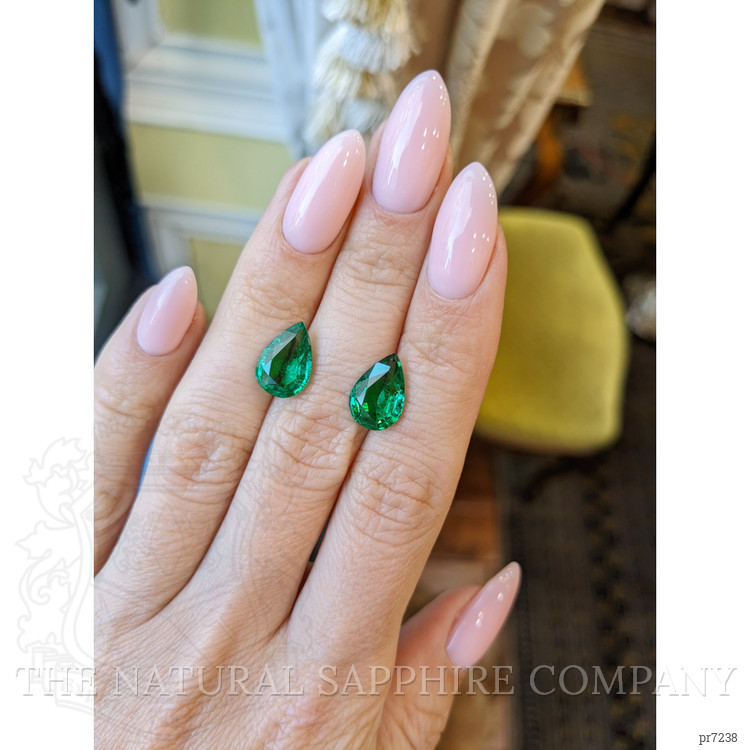 5.11 Ct.Tw. Emerald Pair from Zambia
