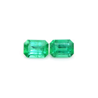 2.27 Ct.Tw.Total Carat Weight Emerald Pair from Brazil Video