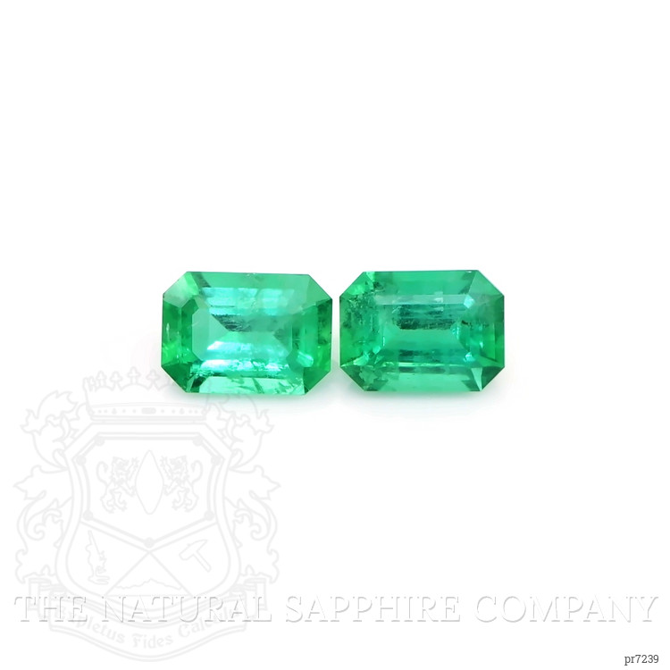 2.27 Ct.Tw. Emerald Pair from Brazil