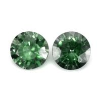 1.19&nbsp;Ct.Tw.Total Carat Weight Green Sapphire Pair from Ceylon (Sri Lanka) Video