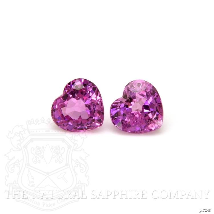 1.97 Ct.Tw. Pink Sapphire Pair from Ceylon (Sri Lanka)