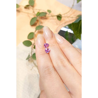 1.97&nbsp;Ct.Tw.Total Carat Weight Pink Sapphire Pair from Ceylon (Sri Lanka) Life Style