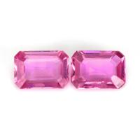 2.08&nbsp;Ct.Tw.Total Carat Weight Pink Sapphire Pair from Ceylon (Sri Lanka) Video