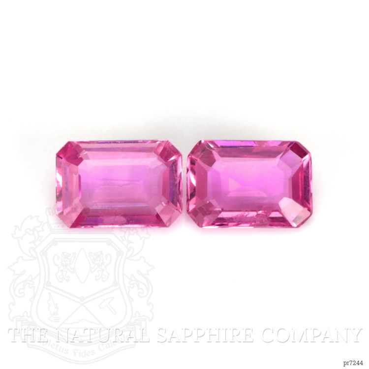 2.08 Ct.Tw. Pink Sapphire Pair from Ceylon (Sri Lanka)