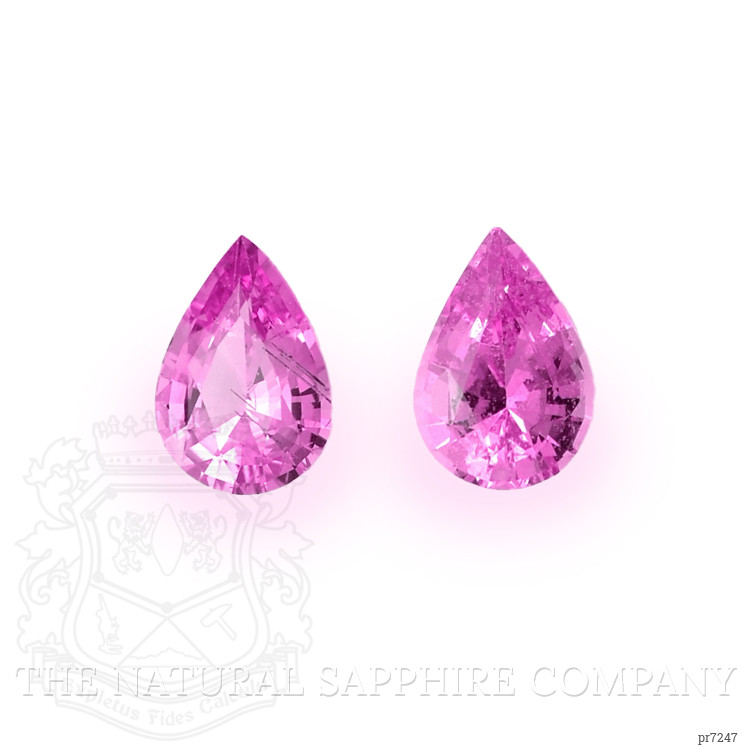 1.36 Ct.Tw. Pink Sapphire Pair from Ceylon (Sri Lanka)