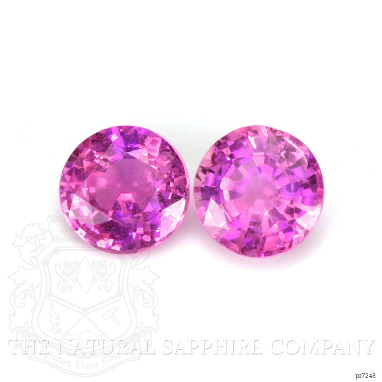 2.04 Ct.Tw. Pink Sapphire Pair from Ceylon (Sri Lanka)