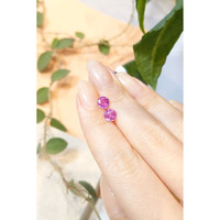 2.04&nbsp;Ct.Tw.Total Carat Weight Pink Sapphire Pair from Ceylon (Sri Lanka) Life Style