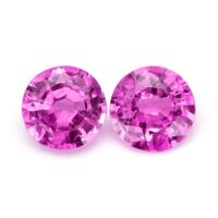 1.78&nbsp;Ct.Tw.Total Carat Weight Pink Sapphire Pair from Ceylon (Sri Lanka) Video