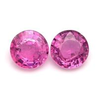 2.52&nbsp;Ct.Tw.Total Carat Weight Pink Sapphire Pair from Ceylon (Sri Lanka) Video